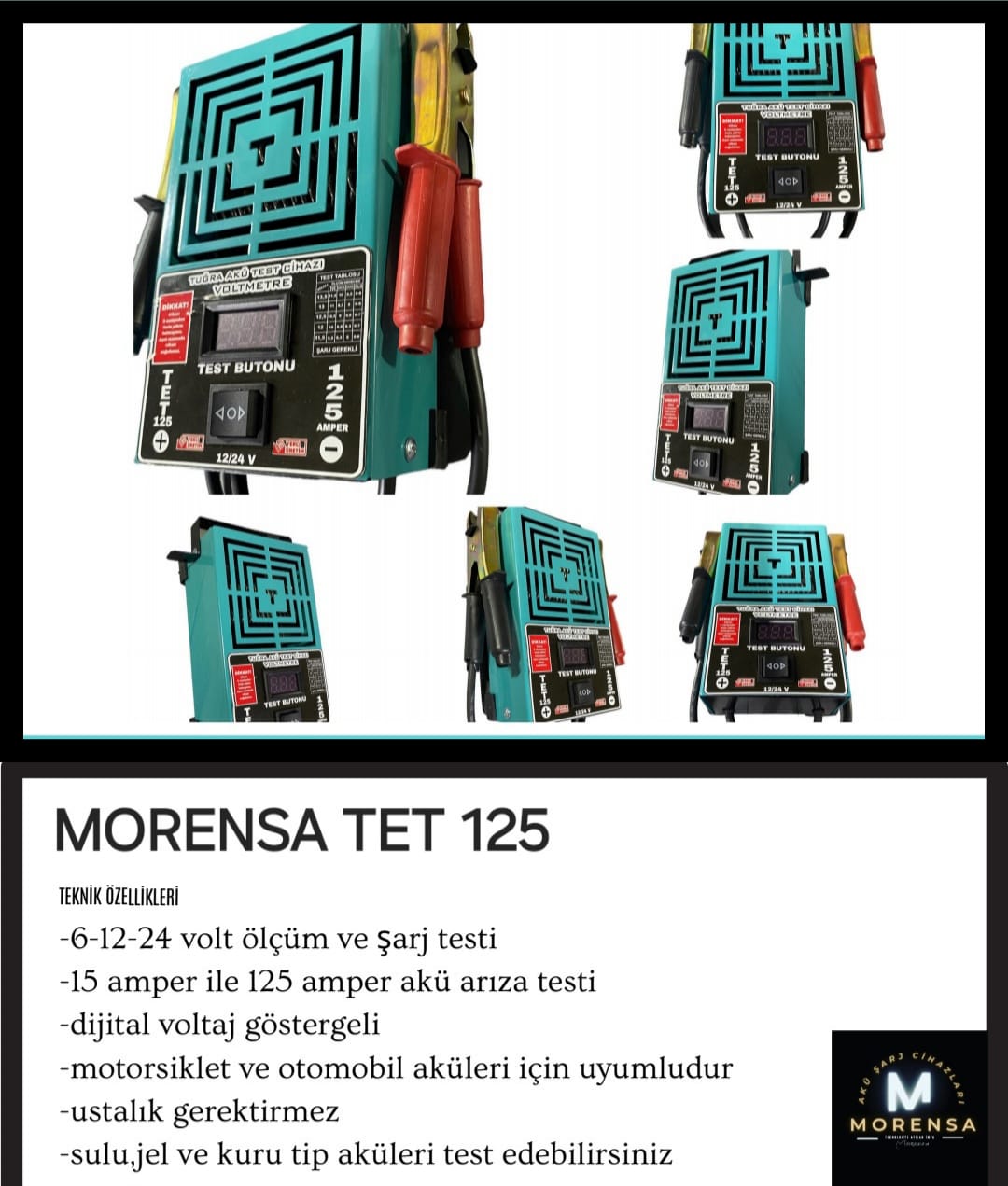 125 AMPER AKÜ TEST CİHAZI
